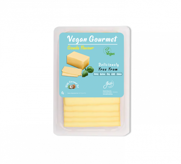 Gusto vegán készítmény szeletelt gouda ízű 140 g