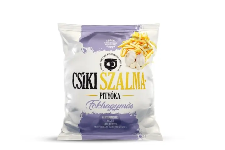 Csíki Csipsz szalmapityóka fokhagymás 70 g
