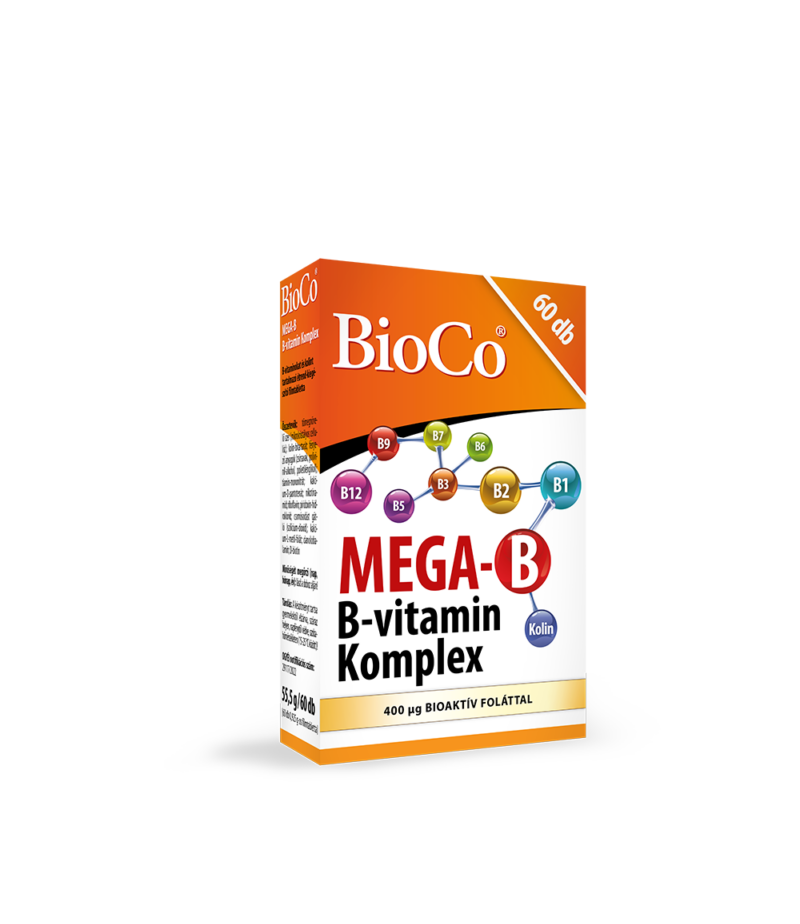 BioCo Mega-B B-vitamin Komplex tabletta 60 db