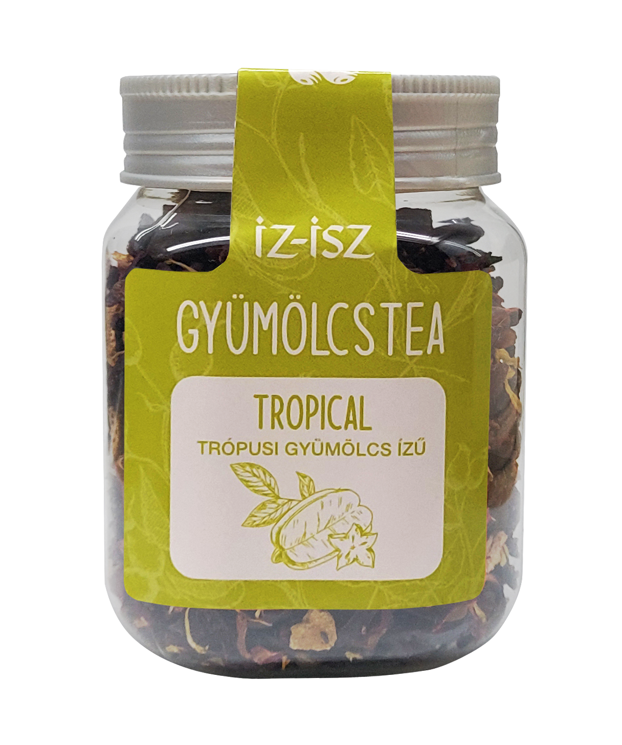 Íz-isz gyümölcstea trópusi gyümölcs ízű 120 g