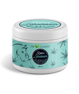 Uw classic lóbalzsam relax gél cbd izolátummal és zöldagyaggal tubusos 250 ml
