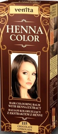 Henna Color szinező hajbalzsam nr 115 csokoládé barna 75 ml
