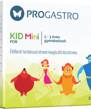 Progastro kid mini por 1-3 éves gyerekeknek éloflórát tartalmazó étrend-kiegészíto 31 db tasak