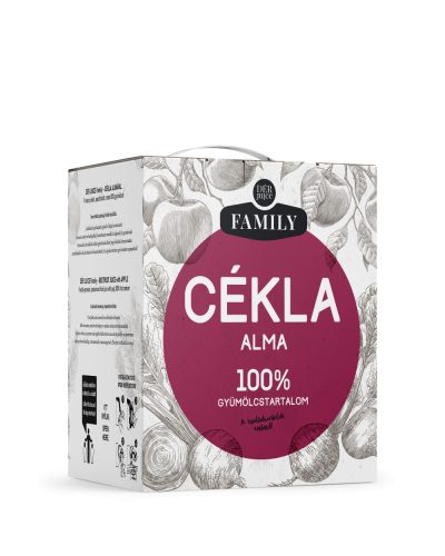 Dér juice family céklás almavilág 70%-30% 3000 ml