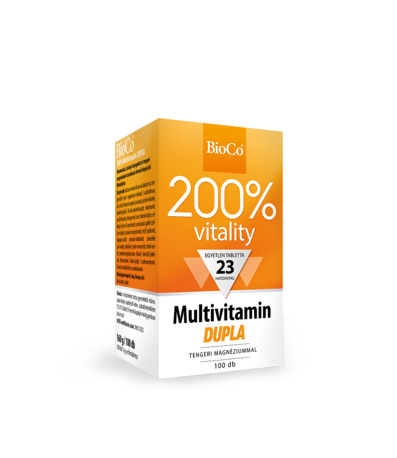 BioCo 200% multivitamin dupla filmtabletta 100 db