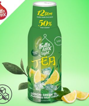 FruttaMax Bubble12 citromos zöld tea cukormentes 500 ml