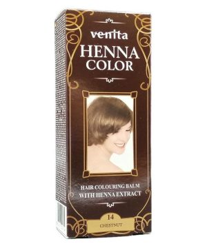 Henna Color szinező hajbalzsam nr 14 gesztenyebarna 75 ml