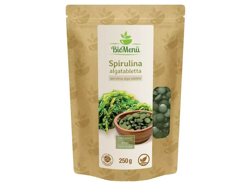 BioMenü bio spirulina tabletta /kb.500 db 250 g