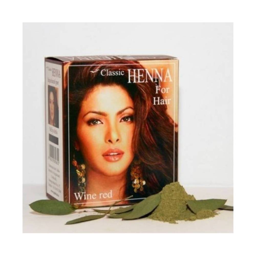 Classic Henna hajszínező por mélyvörös 100 g