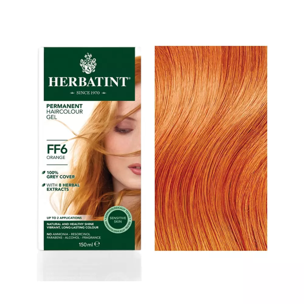 Herbatint ff6 fashion narancs hajfesték 150 ml