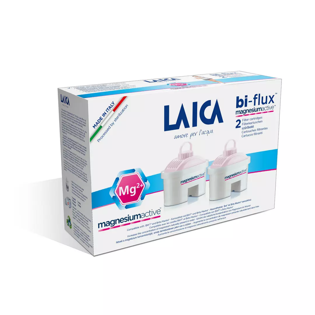 Laica bi-flux vízszurobetét csomag-magnesiumactive 2 db