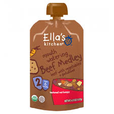 Ellas Kitchen marhapörkölt krumplival bio bébiétel 130 g