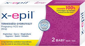 X-Epil terhességi gyorsteszt csikok 2 db