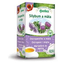 Herbex máriatövis és menta tea 20x4g 80 g