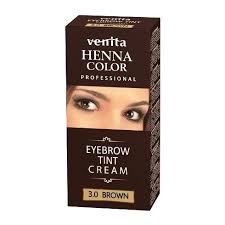 Henna Color tartós szempilla és szemöldök krémfesték barna 15 g