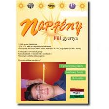 Nap-Fény fülgyertya teafa 10 db