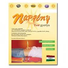 Nap-Fény testgyertya kamilla 10 db