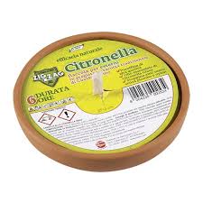 Zig zag citronella gyertya agyag - 6 óra 14 cm kültéri szúnyogriasztó 1 db