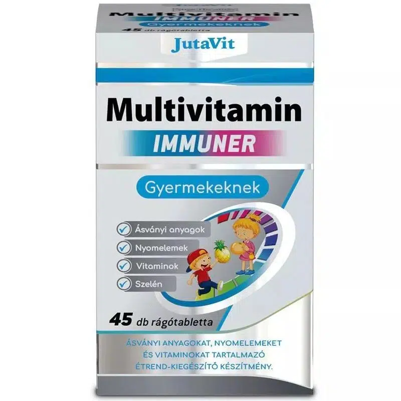 Jutavit multivitamin immunkomplex gyerekeknek probiotikus 45 db