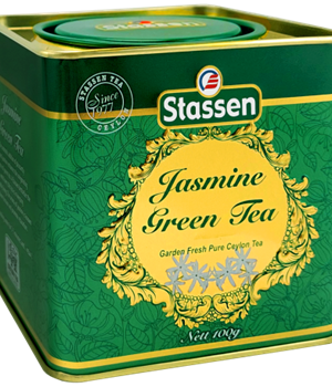 Stassen zöld tea jázmin fémdobozos 100 g