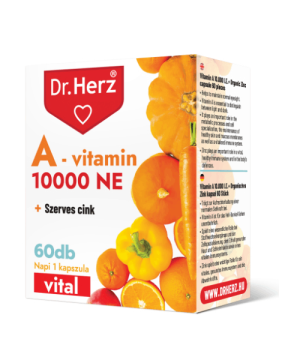 Dr.herz a-vitamin 10000NE+szerves cink kapszula 60 db