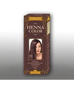 Henna Color szinező hajbalzsam nr 18 fekete meggy 75 ml