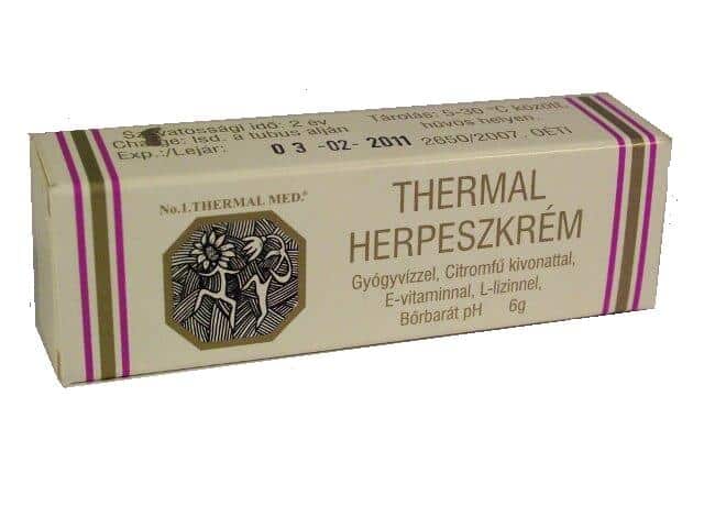 Thermál herpeszkrém 6 g