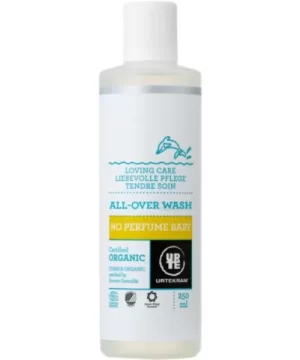 Urtekram bio baba 2 in 1 habfürdő és sampon illatmentes 250 ml