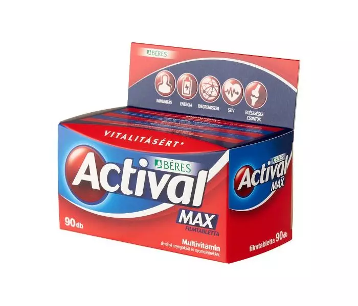 Béres actival max multivitamin filmtabletta 90 db