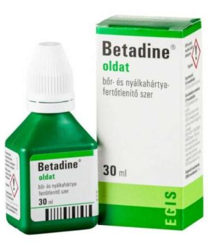 Betadine bőr- és nyálkahártya fertőtlenítő szer 30 ml