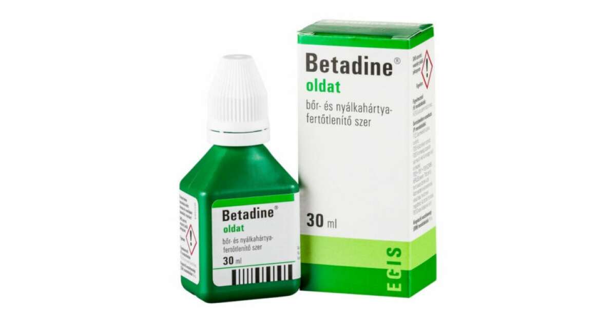 Betadine bőr- és nyálkahártya fertőtlenítő szer 30 ml