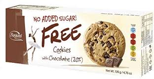 Bogutti free csokidarabos keksz édesítőszerrel 135 g