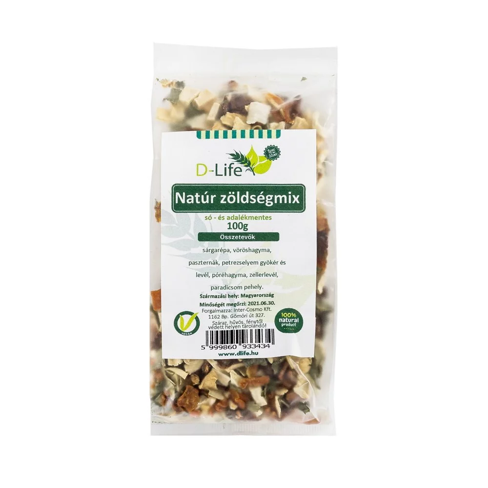 D-life natúr zöldségmix 100 g