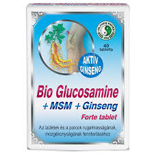 Dr. chen bio glucosamine+msm+ginseng forte tabletta 40 db