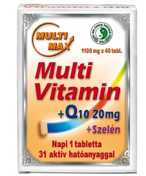 Dr. chen multimax vitamin+q10+szelén tabletta 40 db