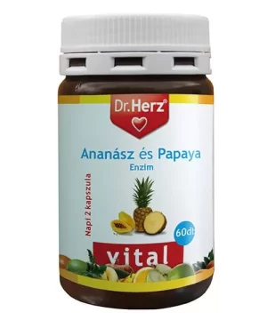 Dr. herz ananász-papaya enzim kapszula 60 db