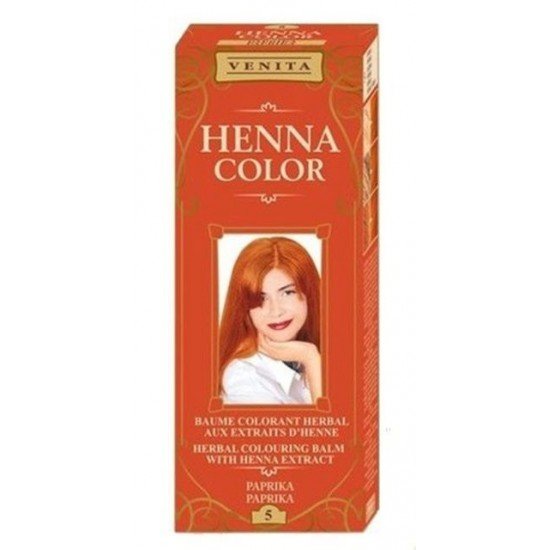 Henna Color szinező hajbalzsam nr 5 paprika vörös 75 ml