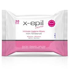 X-Epil intim törlőkendő 20 db