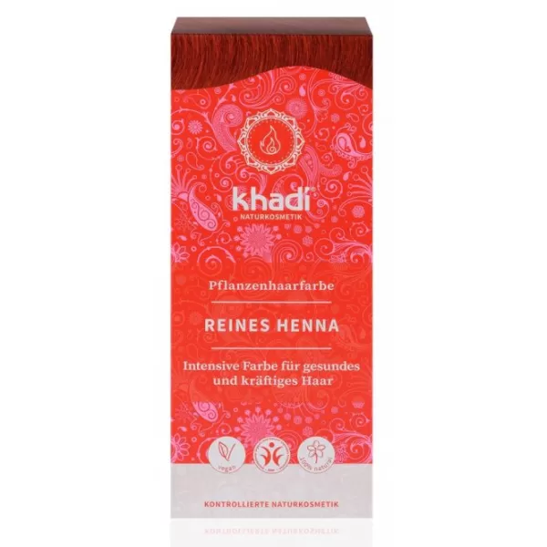 Khadi bio hajfesték por élénkvörös 100% 100 g