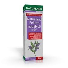 Naturland feketenadálytő krém 60 g