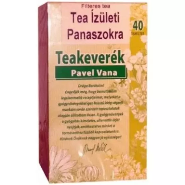 Pavel Vana gyógytea izületi panaszokra 40x1