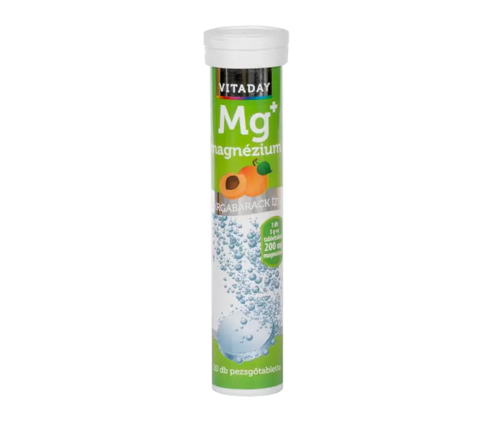 Vitaday magnézium + pezsgőtabletta 20 db