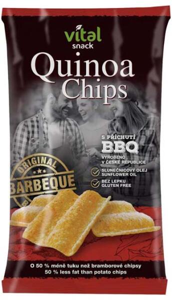 Vital Snack quinoa chips bbq ízű 60 g