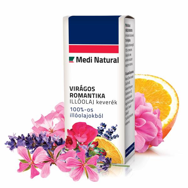 Medinatural virágos romantika 100% illóolaj keverék 10 ml