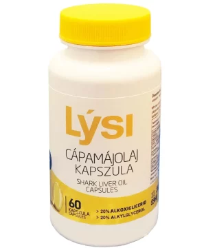 Lysi cápamáj olaj kapszula 60 db