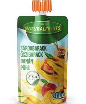Jura Sárgabarack Őszibarack Banán  püré 200 g