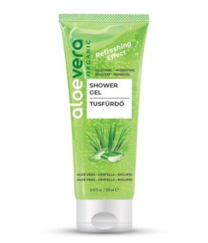 Aloe vera organic frissítő tusfürdő 250 ml