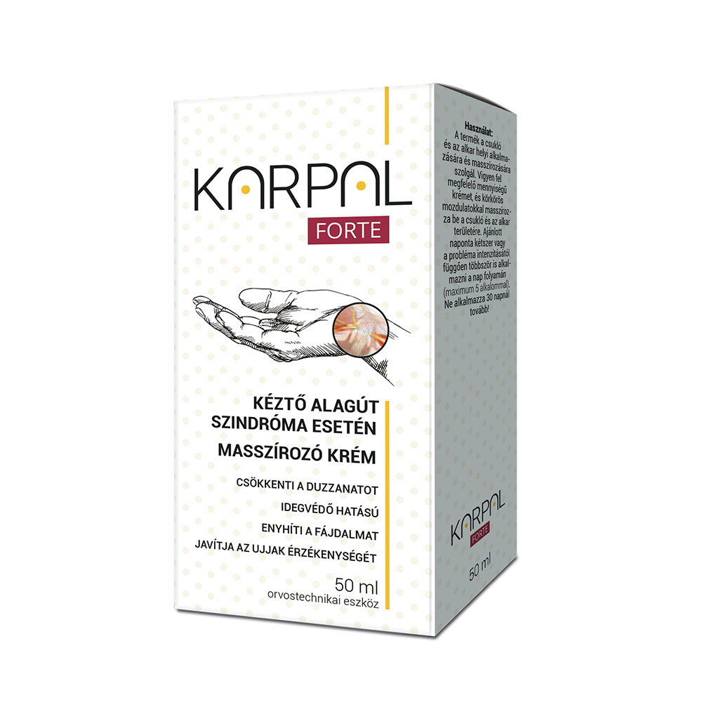 Karpal Forte masszírozó krém