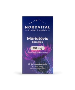 Nordvital Máriatövis komplex 210 mg 60 db kapszula