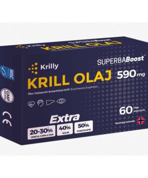 Krilly Krill Olaj 590mg 60db
